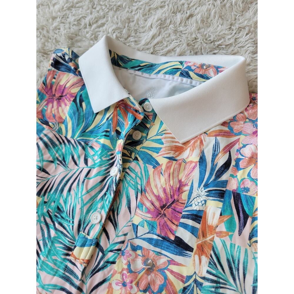 Tommy Bahama Abby Positano Palms IslandZone Tropical Dress Pockets Womens Large - Picture 5 of 10